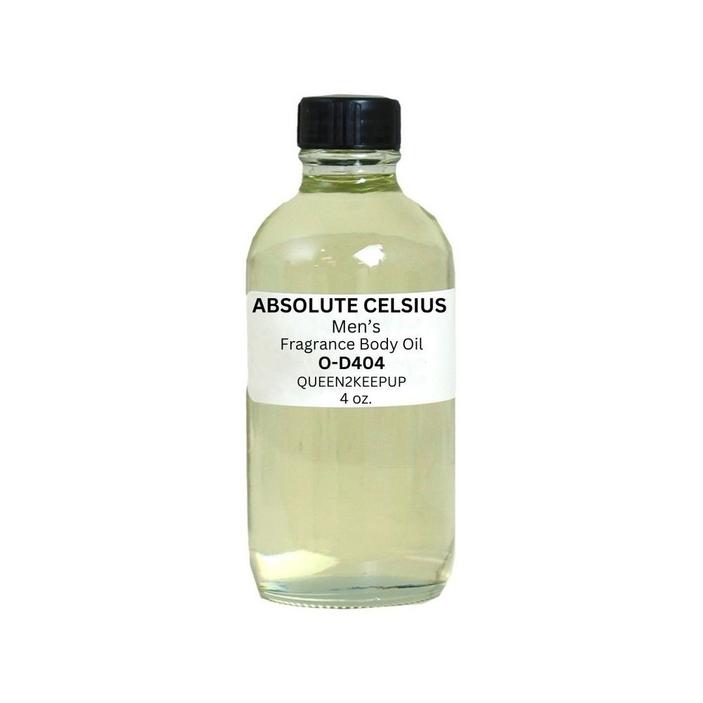 Absolute Celsius (Men) Body Oil 4 oz Fragrance All Natural Scent